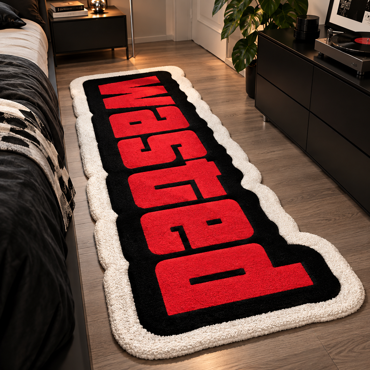 “Wasted” Statement Rug