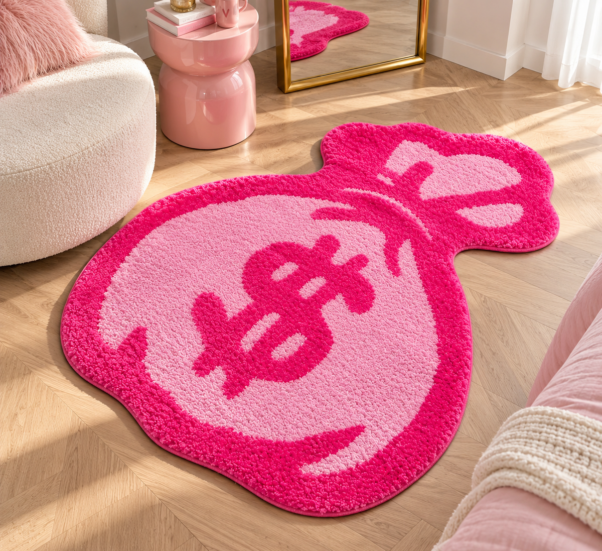 The Pink Purse Rug